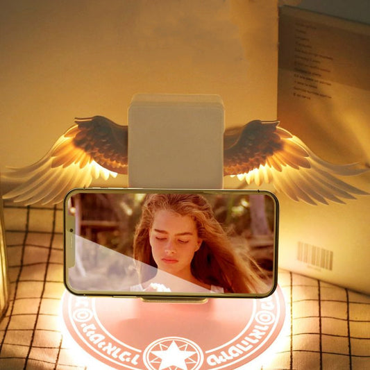 Universal Colorful LED Angel Wings Qi Wireless Charger