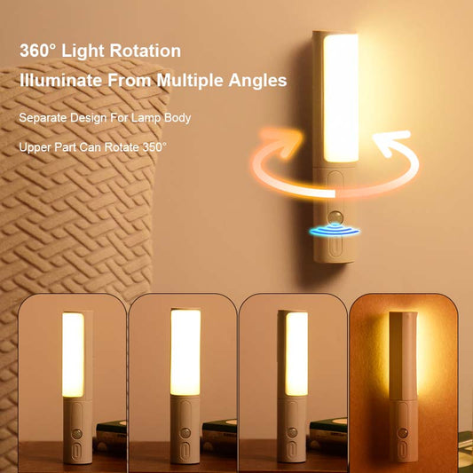 New Style Smart Human Body Induction Motion Sensor LED Night Light For Home Bed Kitchen Cabinet Wardrobe Wall Lamp